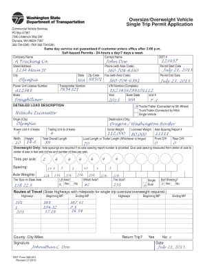 washington state oversize permit online.